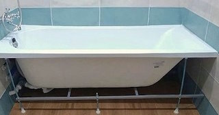 Установка акриловой ванны в Кронштадте - Профессиональный монтаж от СантехДомКрн от 4183 рублей.