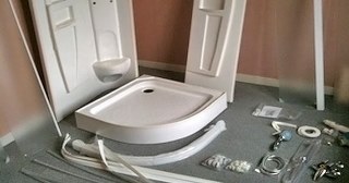 Установка душевой кабины Кронштадт, цена от 3023 руб.